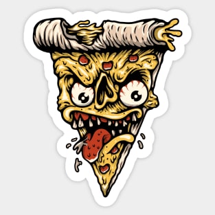 Pizza Monster Sticker